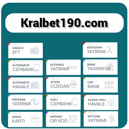 Kralbet190 Kralbet 190 para yatırma ve çekme