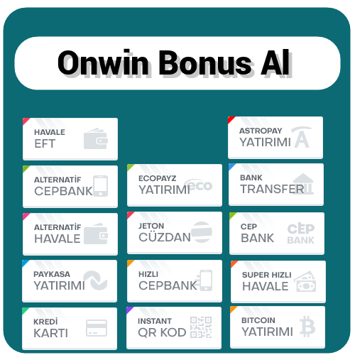 Onwin bonus Onwin bonus para yatırma ve çekme