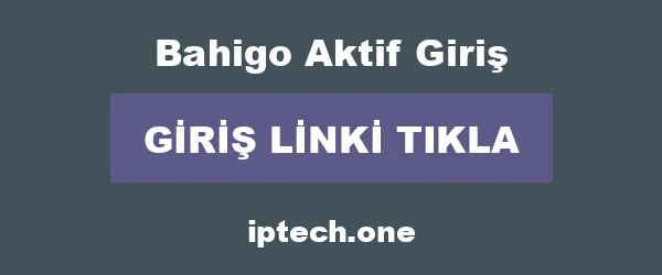 Bahigo Aktif Giriş infografik