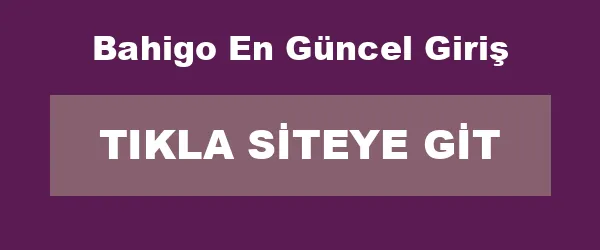 Bahigo En Güncel Giriş infografik