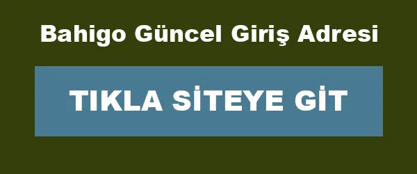 Bahigo Güncel Giriş Adresi infografik