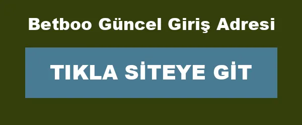 Betboo Güncel Giriş Adresi infografik
