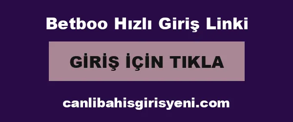 Betboo Hızlı Giriş Linki infografik