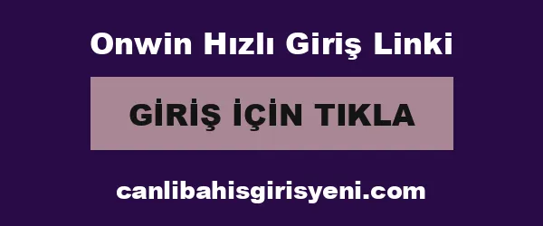 Onwin Hızlı Giriş Linki infografik