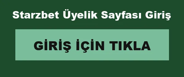 Starzbet Üyelik Sayfası Giriş infografik