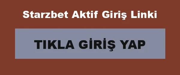 Starzbet Aktif Giriş Linki infografik