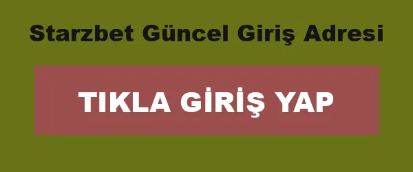 Starzbet Güncel Giriş Adresi infografik