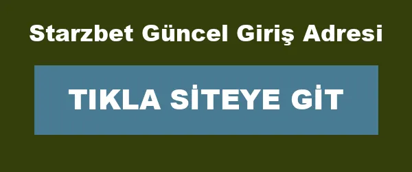 Starzbet Güncel Giriş Adresi infografik