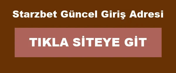 Starzbet Güncel Giriş Adresi infografik