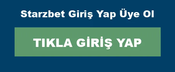 Starzbet Giriş Yap Üye Ol infografik