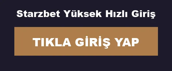 Starzbet Yüksek Hızlı Giriş infografik