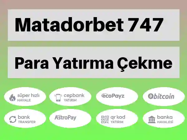 Matadorbet Para yatırma ve çekme 746