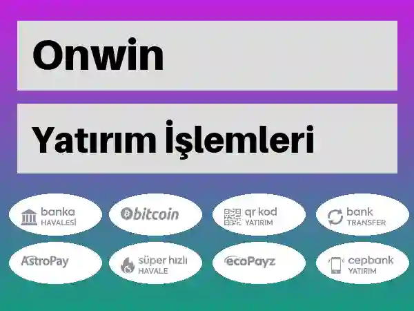 Onwin Mobil Para yatırma ve çekme 1753