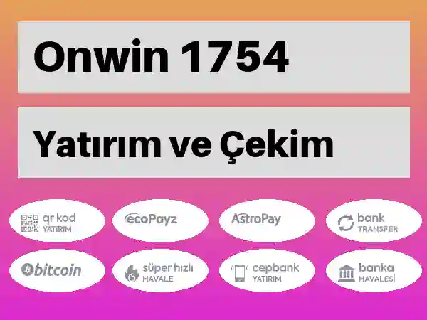 Onwin Mobil Para yatırma ve çekme 1753