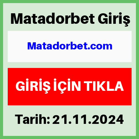 Matadorbet yeni giriş adresi