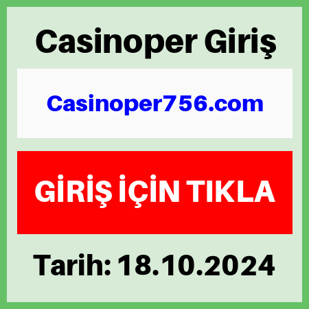 Casinoper yeni giriş adresi