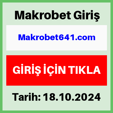 Makrobet yeni giriş adresi