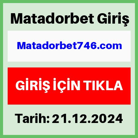 matadorbet745 giriş rehberi