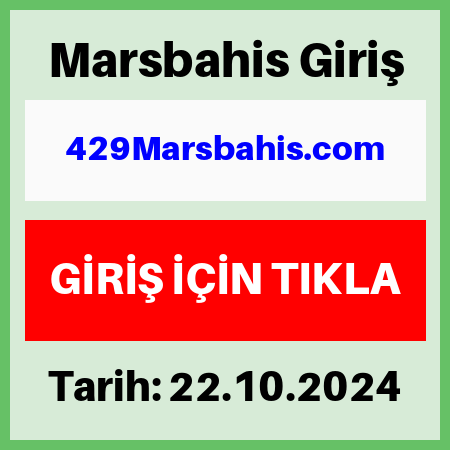 Marsbahis yeni giriş adresi