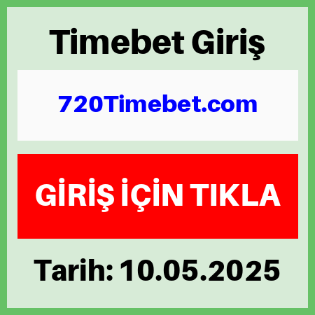 Timebet yeni giriş adresi
